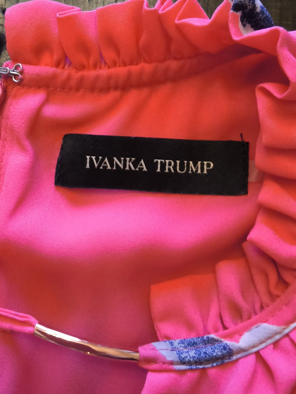 Ivanka Trump Coral- Red Dress